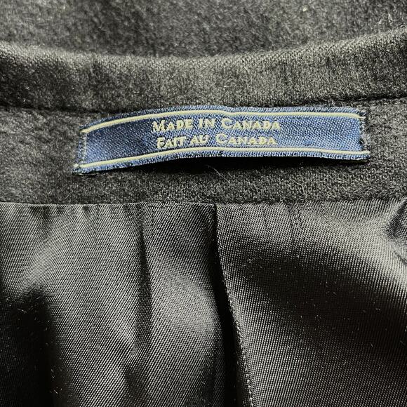 Arnold Brant Sport Coat 44 R 100% Cashmere Jacket Blazer 3 Button Black Canada - Picture 12 of 14